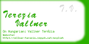 terezia vallner business card