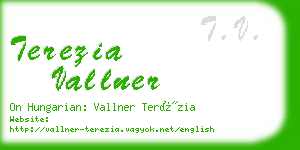 terezia vallner business card